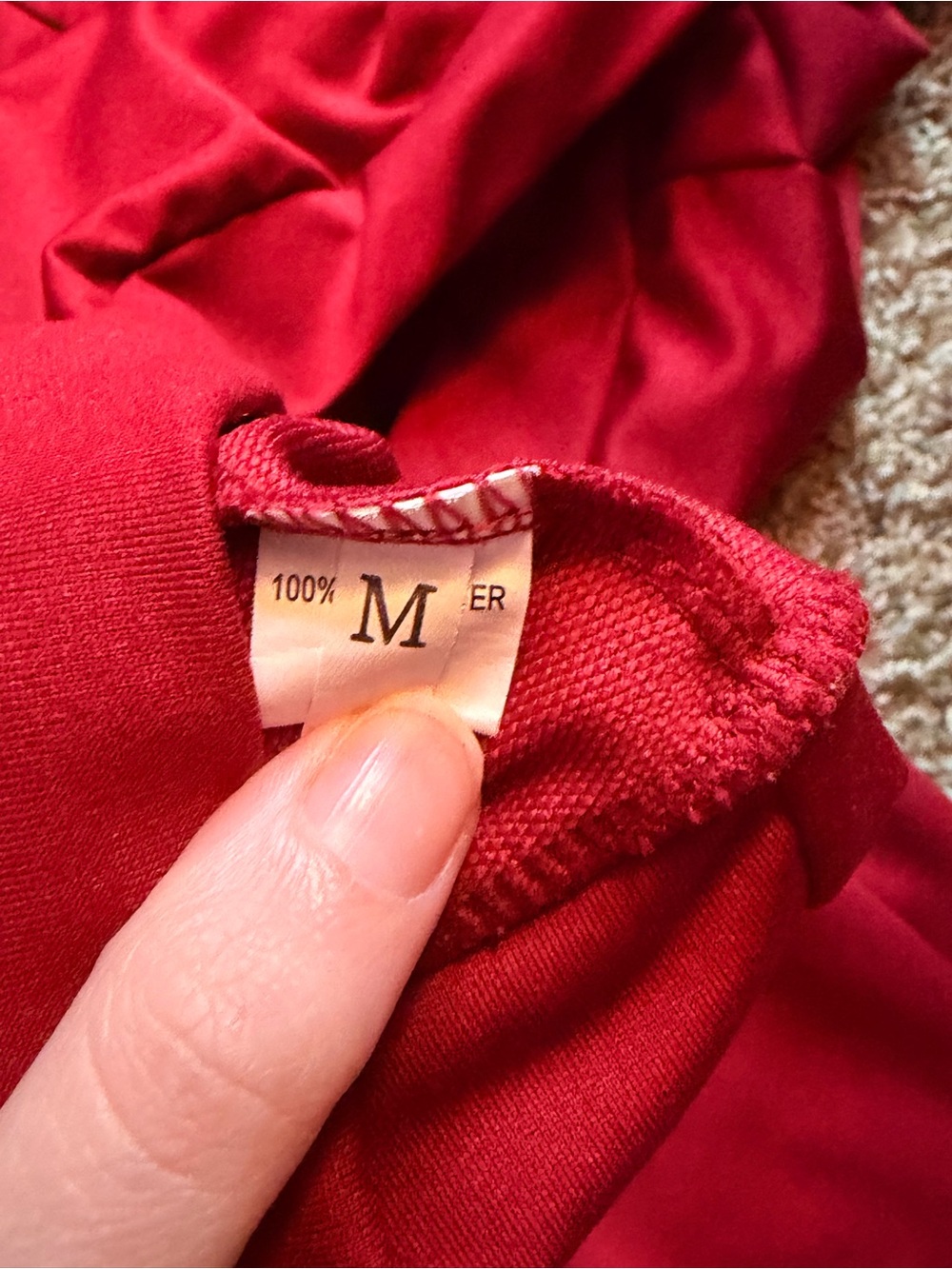 Red Set- Pullover & Drawstring Pants - Picture 7 of 7